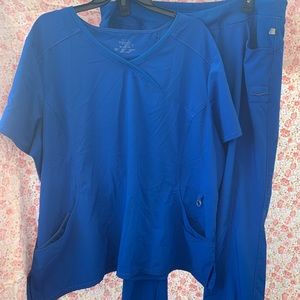 cherokee infinity royal blue scrubs